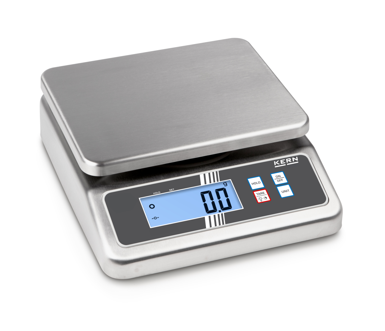 Roestvrijstalen tafelweegschaal KERN FOB 30K-3NL