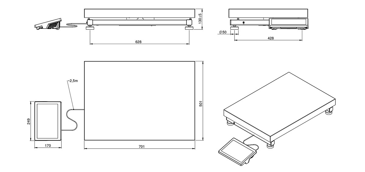CY10.30.C3.K.M3 Multifunctional Scale - Afbeelding 2